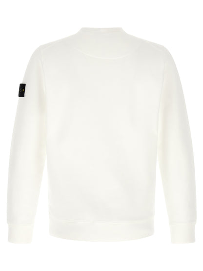 White Cotton Sweatshirt