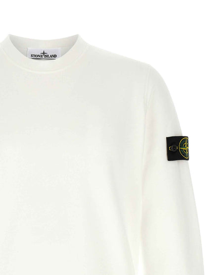 White Cotton Sweatshirt