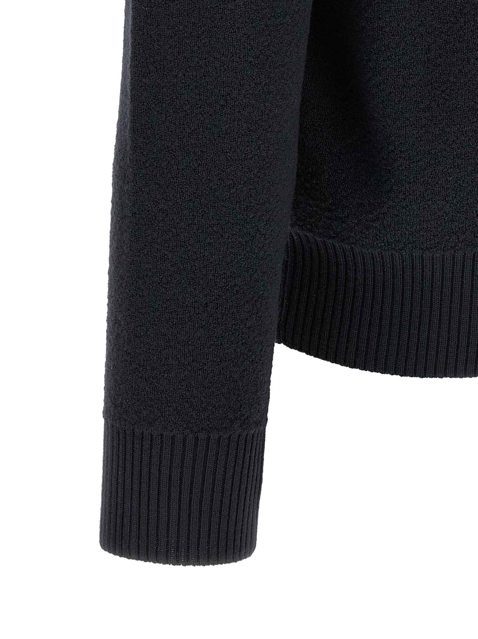 Blue Virgin Wool Cardigan