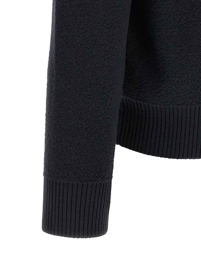 Blue Virgin Wool Cardigan