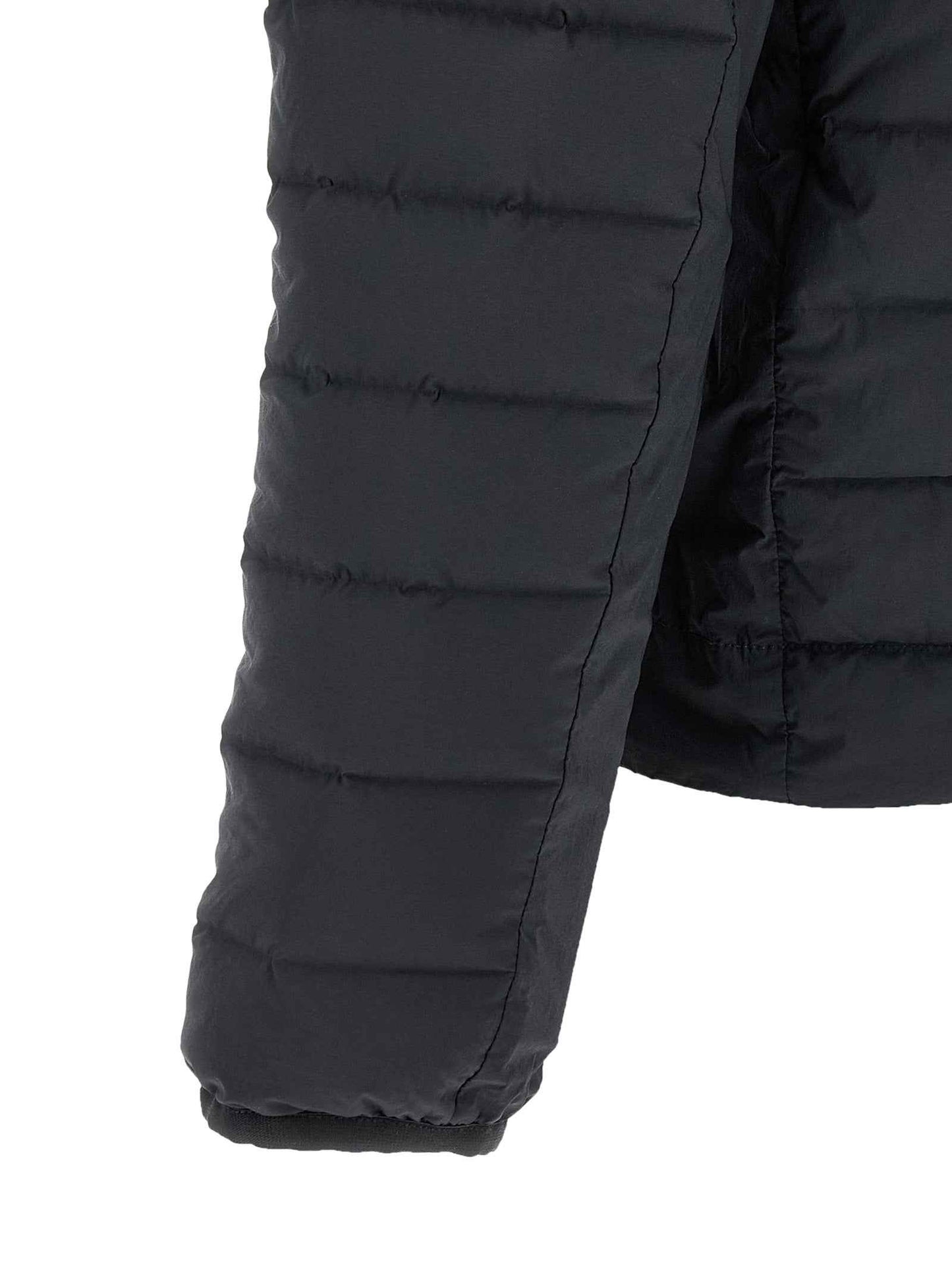 Blue Polyamide Full-Length Jacket