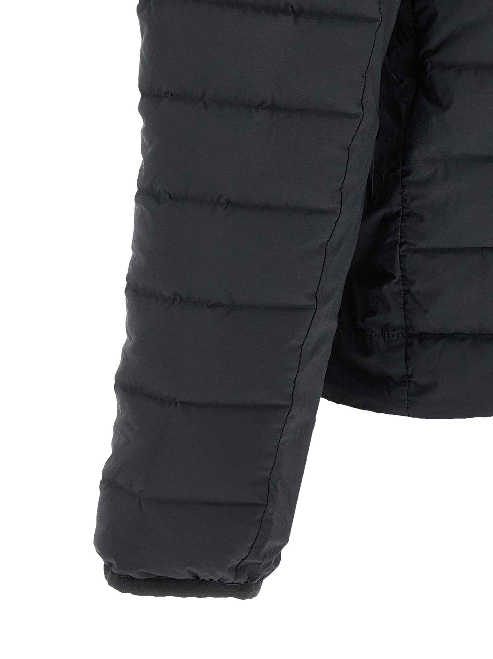 Blue Polyamide Full-Length Jacket