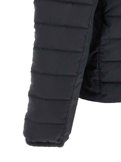 Blue Polyamide Full-Length Jacket