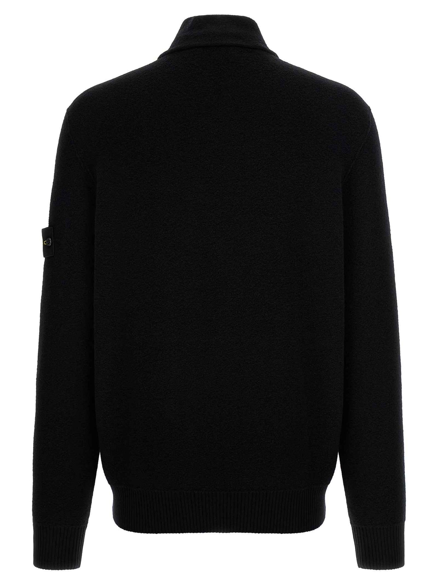Black Virgin Wool Cardigan