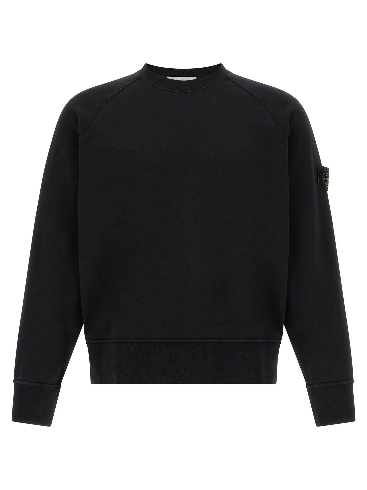 Black Cotton Sweatshirt