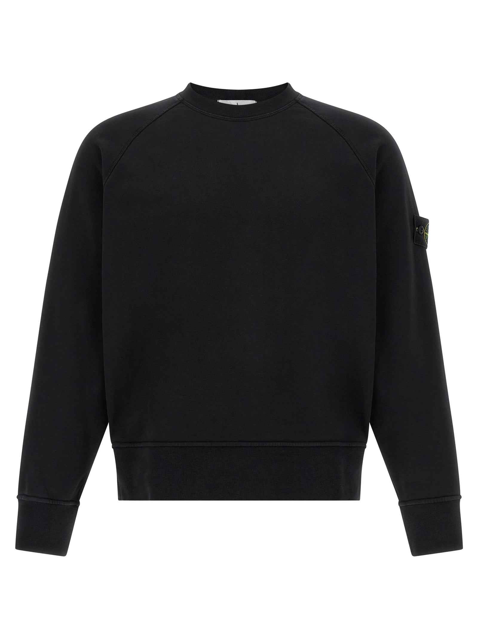 Black Cotton Sweatshirt