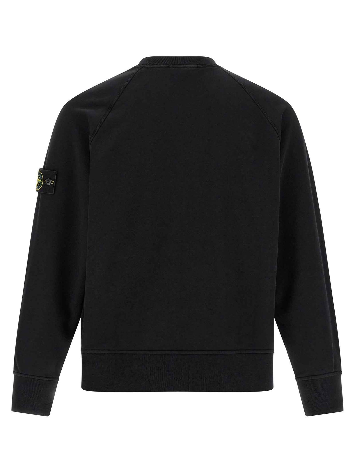 Black Cotton Sweatshirt