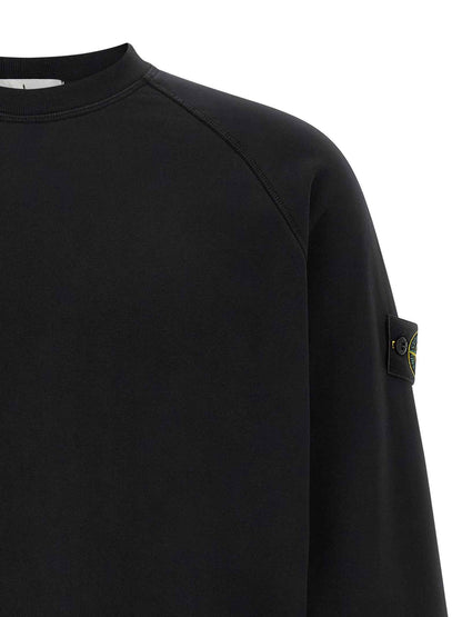 Black Cotton Sweatshirt