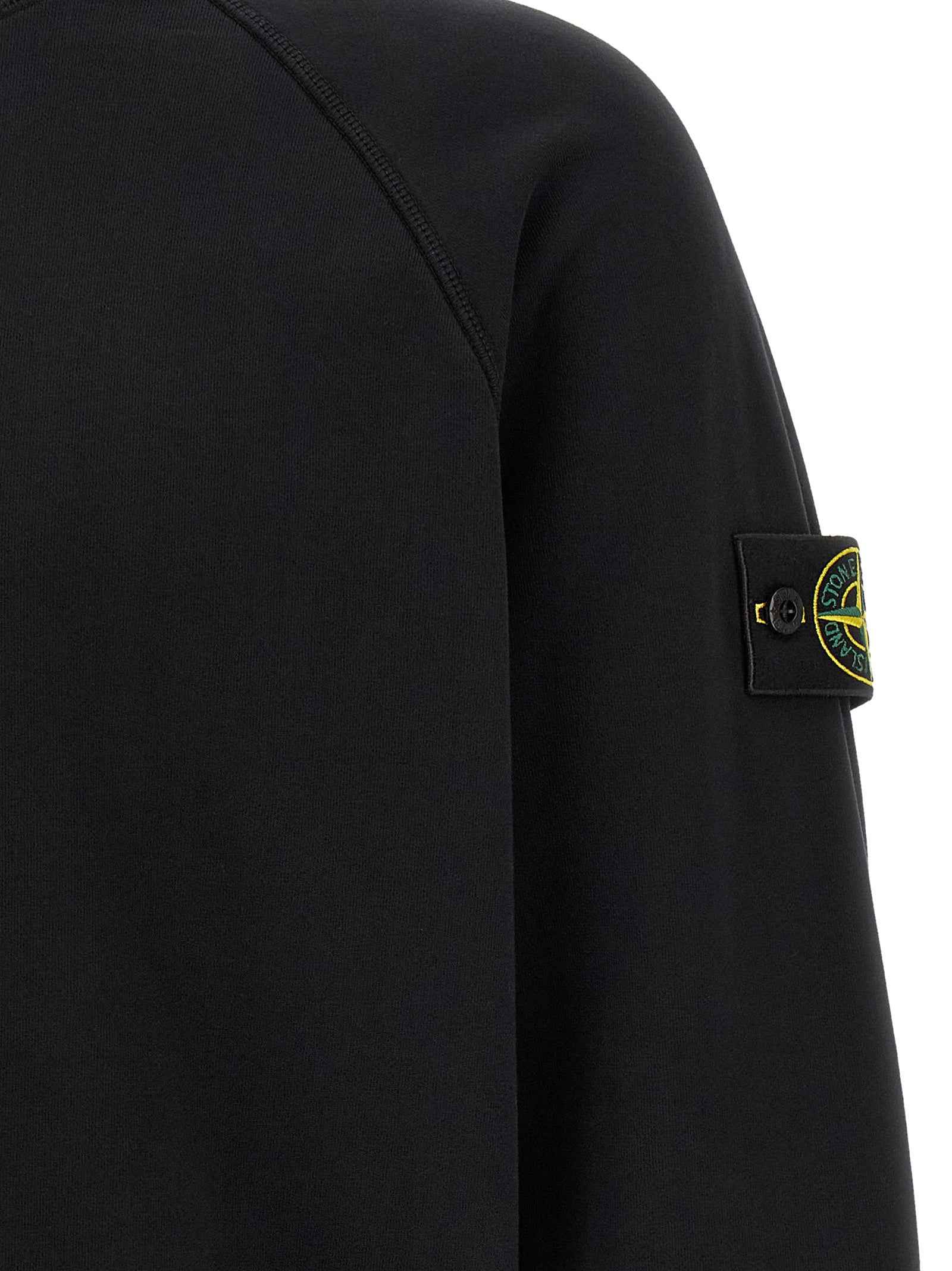 Black Cotton Sweatshirt