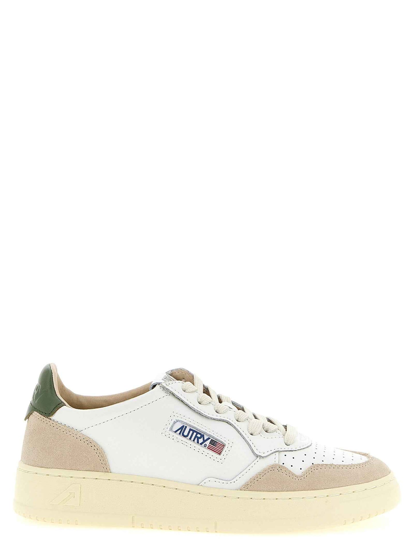 Multicolor Cowhide Low Top Sneakers