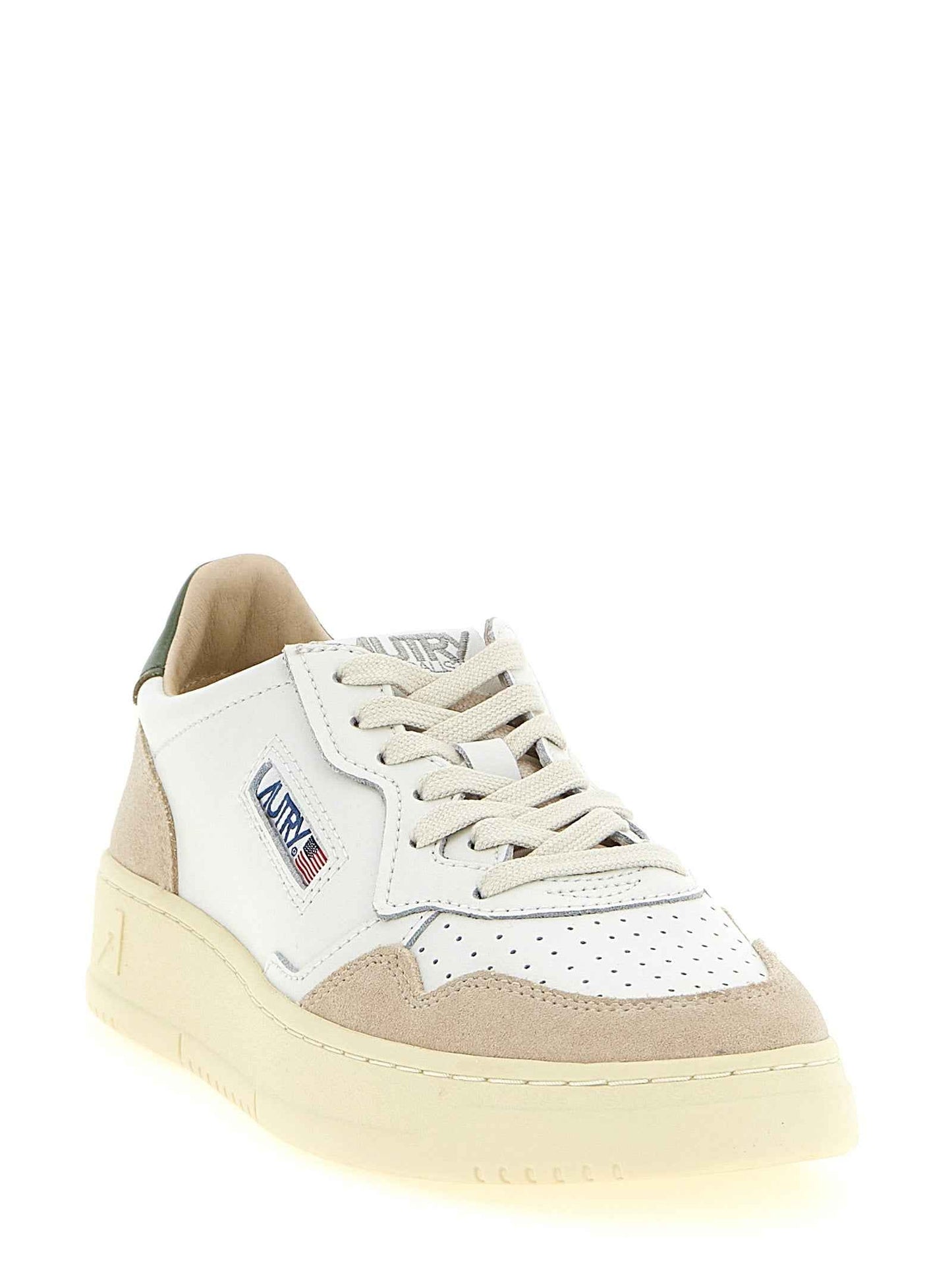 Multicolor Cowhide Low Top Sneakers