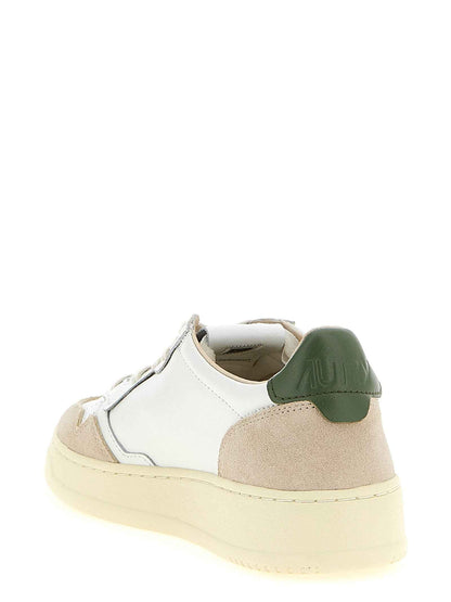 Multicolor Cowhide Low Top Sneakers