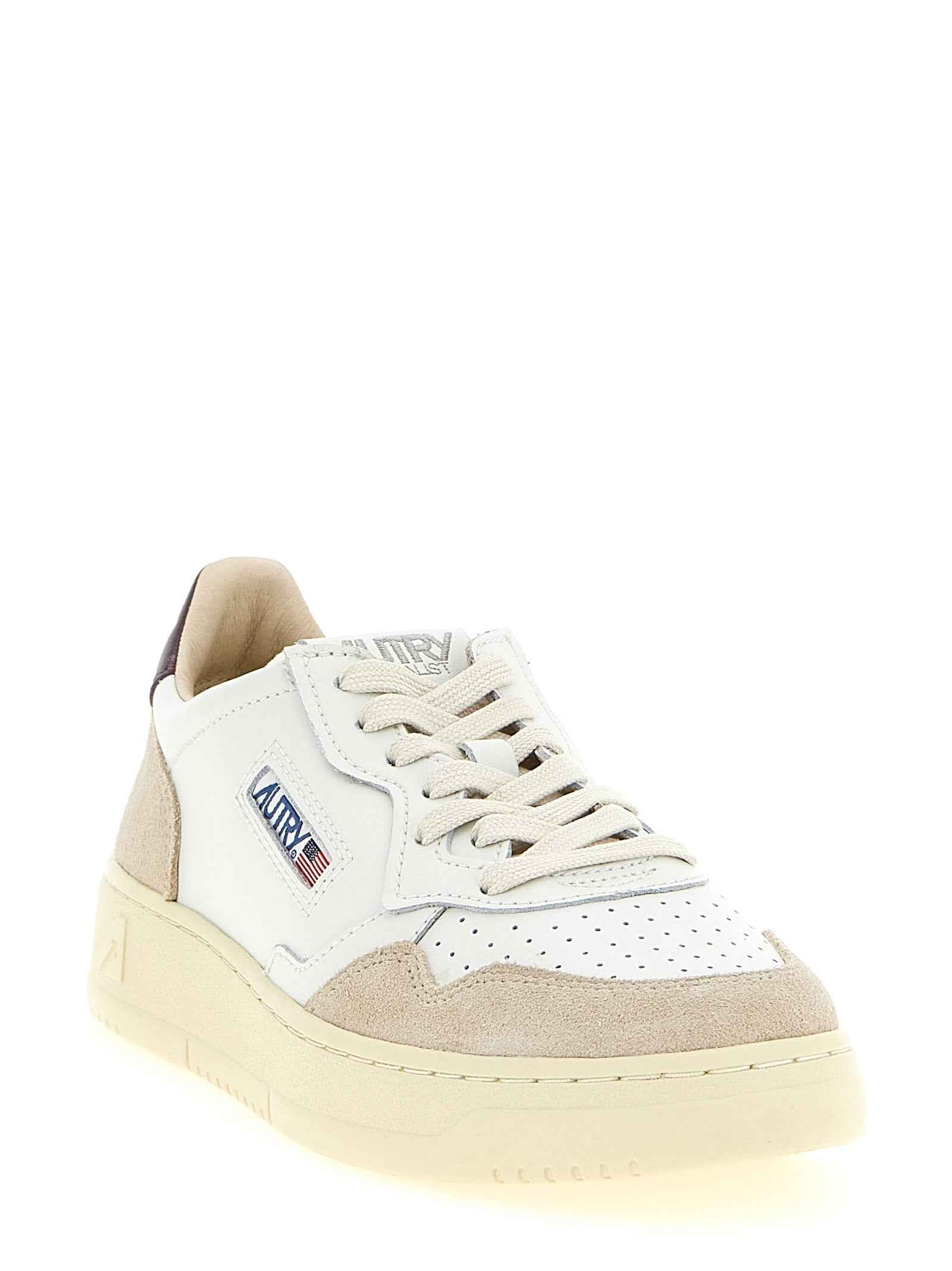 Multicolor Cowhide Athletic Sneakers