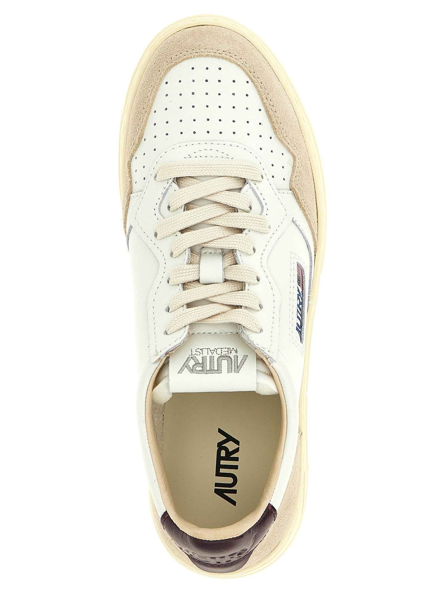 Multicolor Cowhide Athletic Sneakers