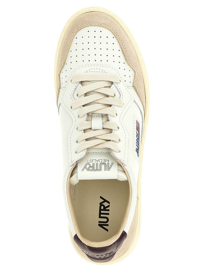 Multicolor Cowhide Athletic Sneakers