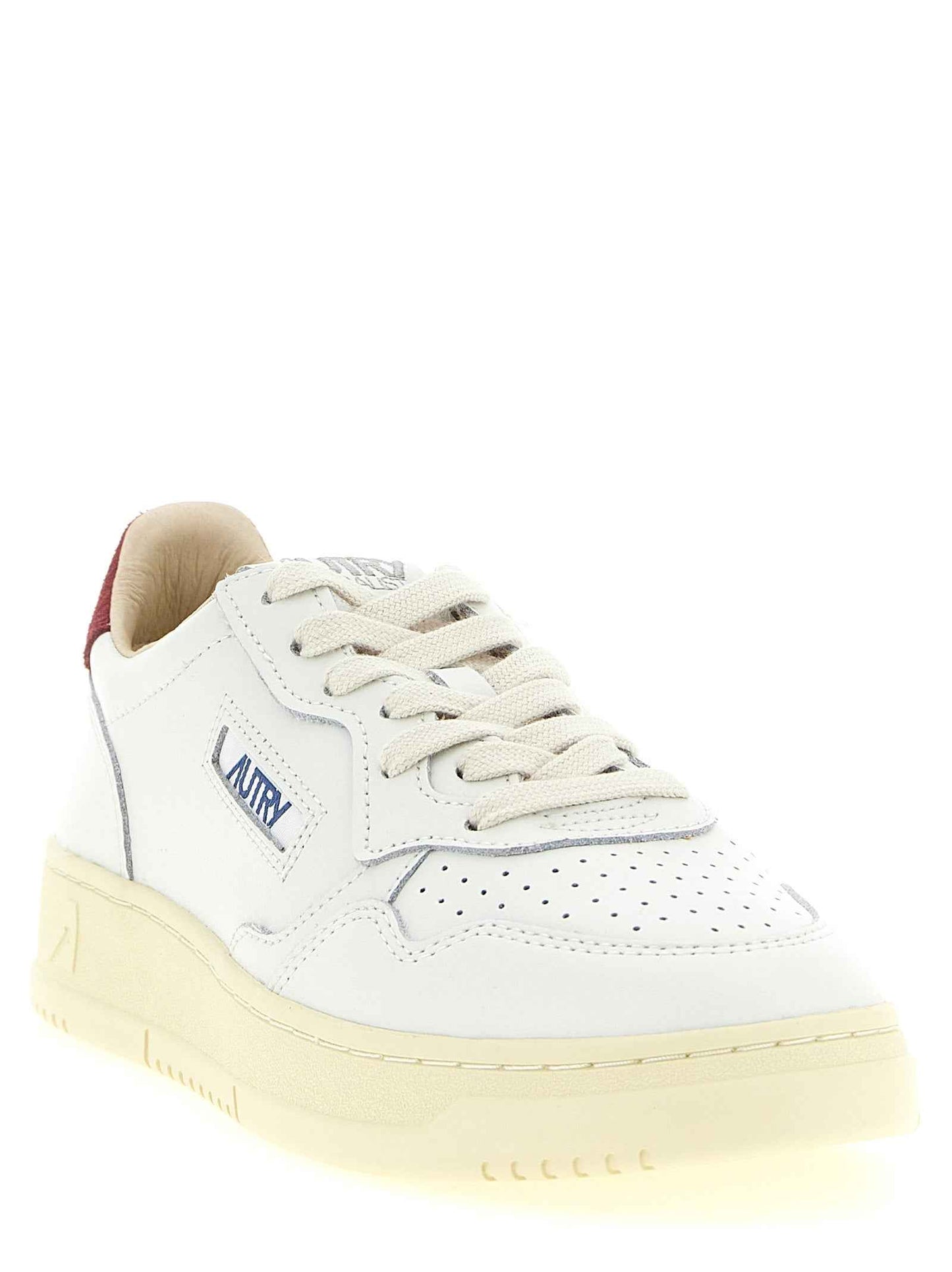 Bordeaux Cowhide Athletic Sneakers