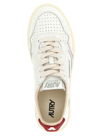 Bordeaux Cowhide Athletic Sneakers