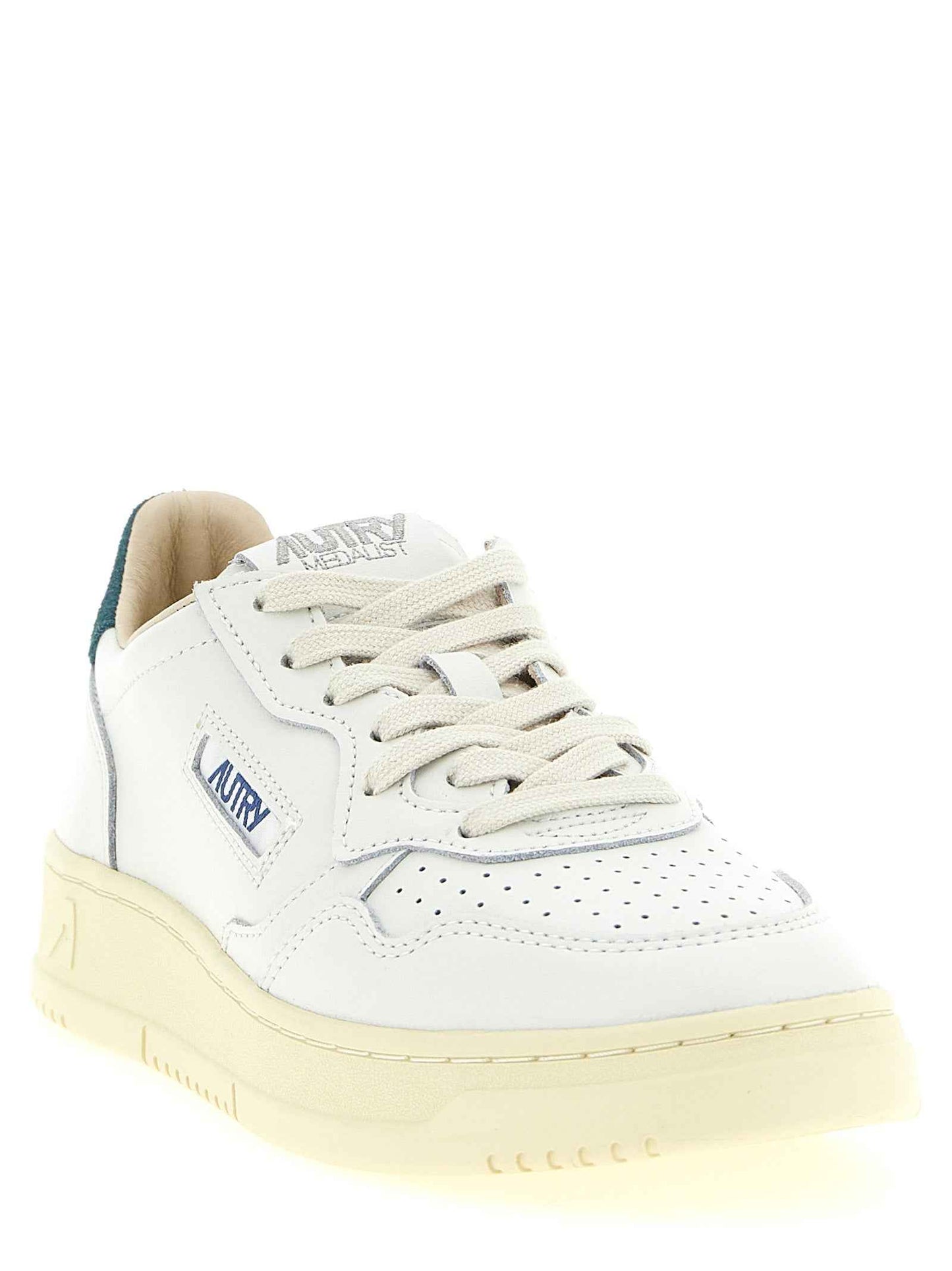 Bicolor Cowhide Low Top Sneakers