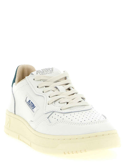 Bicolor Cowhide Low Top Sneakers
