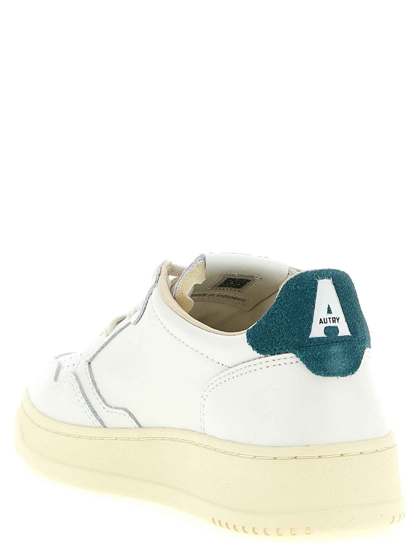 Bicolor Cowhide Low Top Sneakers