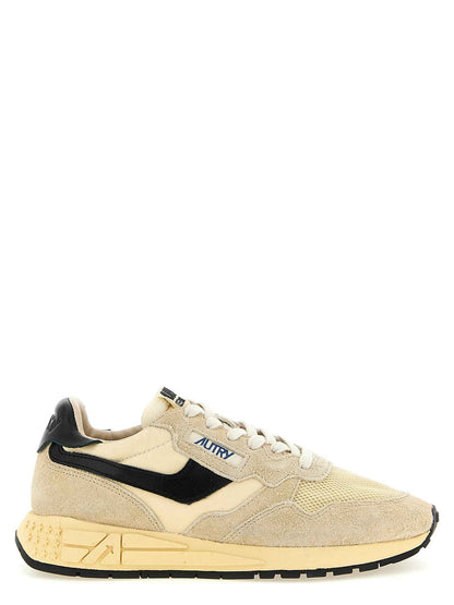 Black Nylon Athletic Sneakers