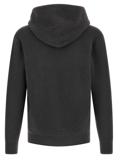 Gray Cashmere Cardigan