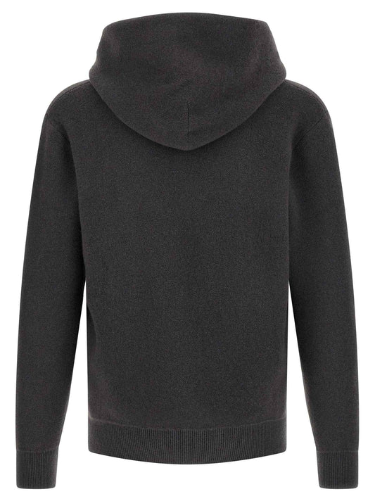 Gray Cashmere Cardigan