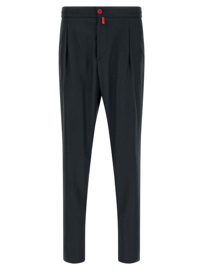 Blue Wool Pants