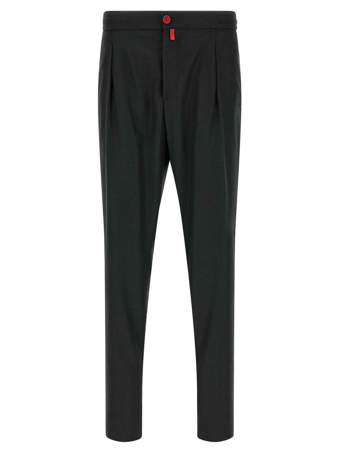 Gray Wool Casual Pants