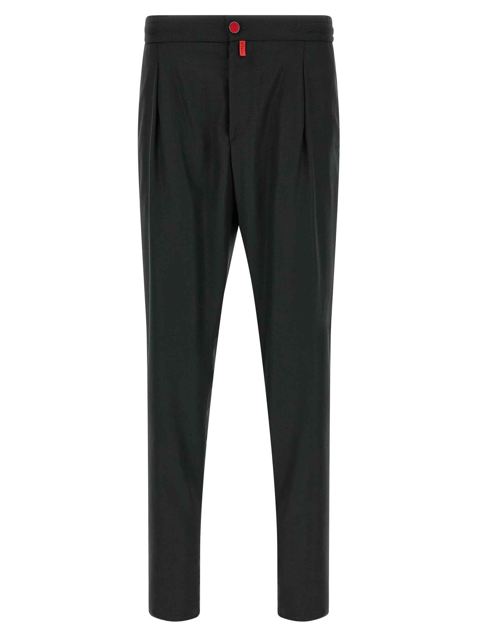 Gray Wool Casual Pants