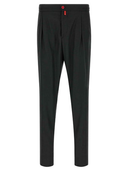 Gray Wool Casual Pants