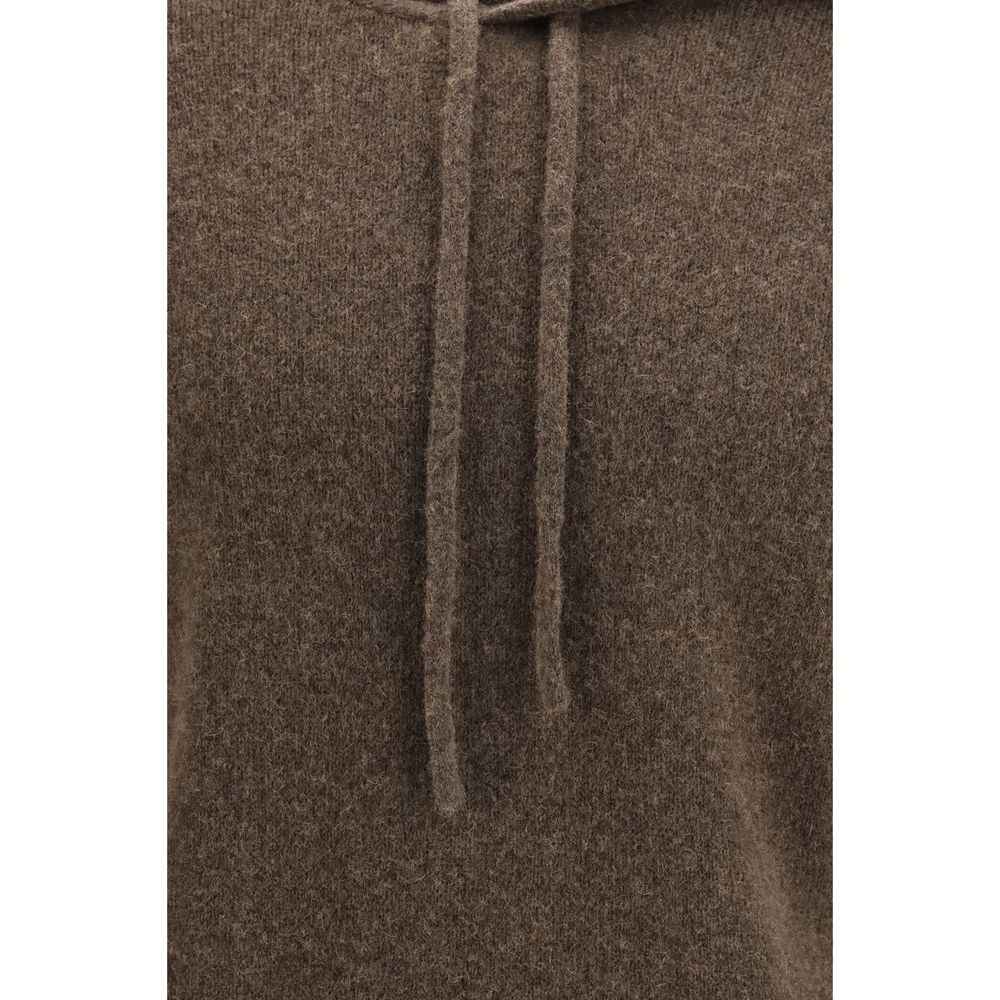 Brown Wool Oves Aries Hoodie