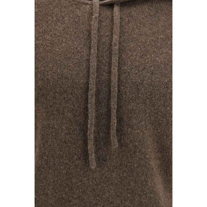 Brown Wool Oves Aries Hoodie
