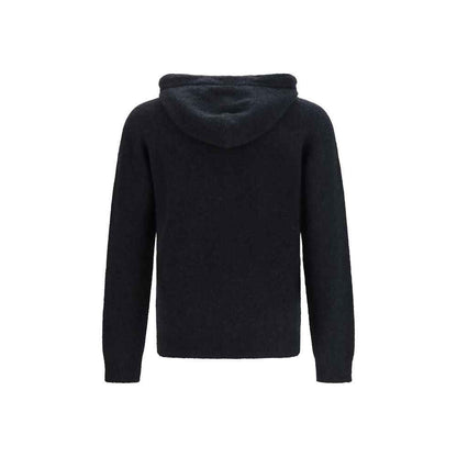Black Wool Oves Aries Hoodie
