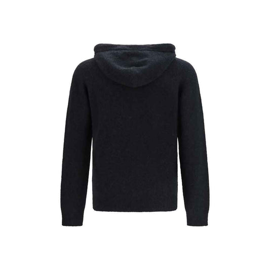 Black Wool Oves Aries Hoodie