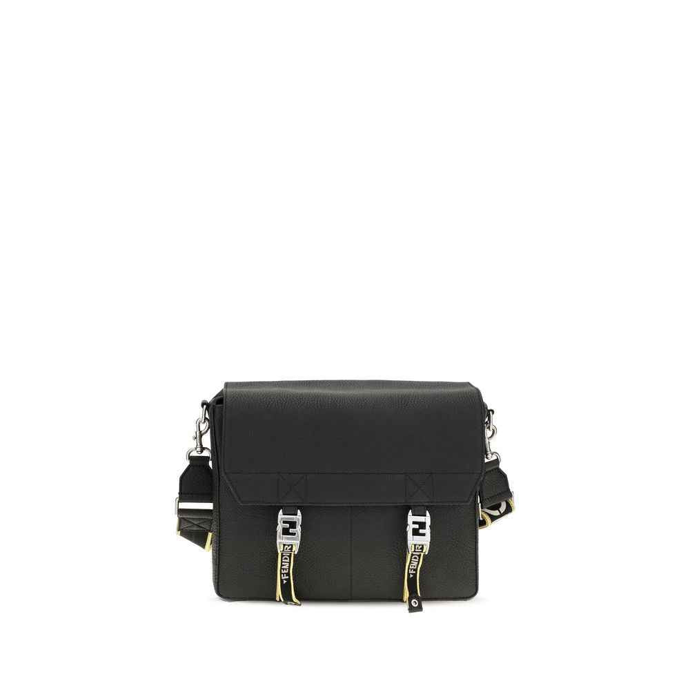 Black Calf Leather Bos Taurus Shoulder Bag