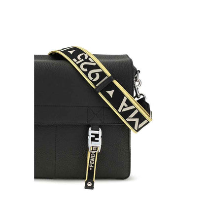 Black Calf Leather Bos Taurus Shoulder Bag
