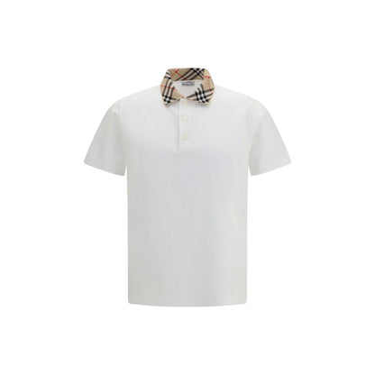 White Cotton Polo Shirt