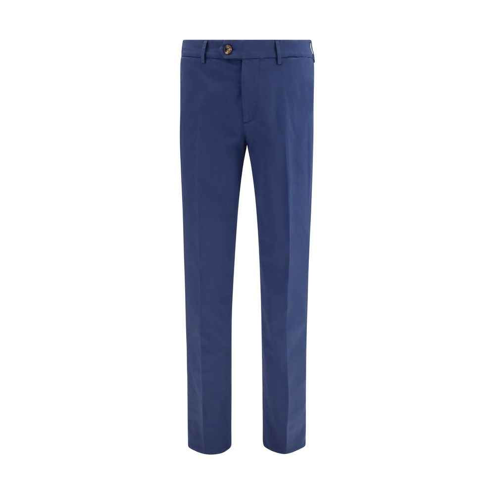 Blue Cotton Pants