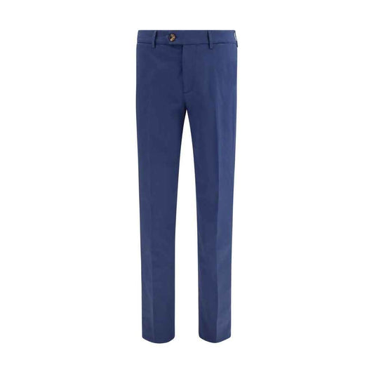 Blue Cotton Pants
