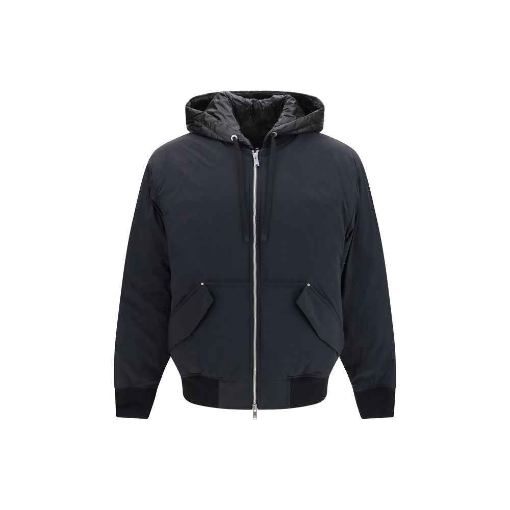 Black Nylon Full-Length Jacket