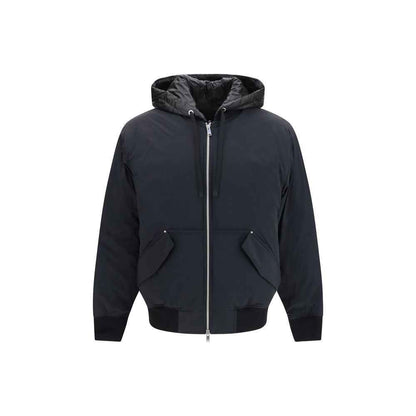 Black Nylon Full-Length Jacket