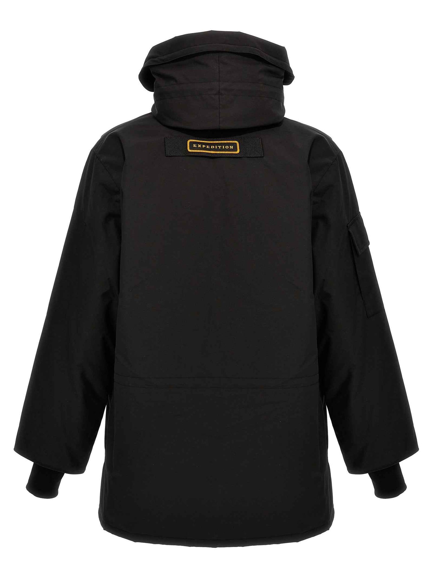 Black Polyester Parka