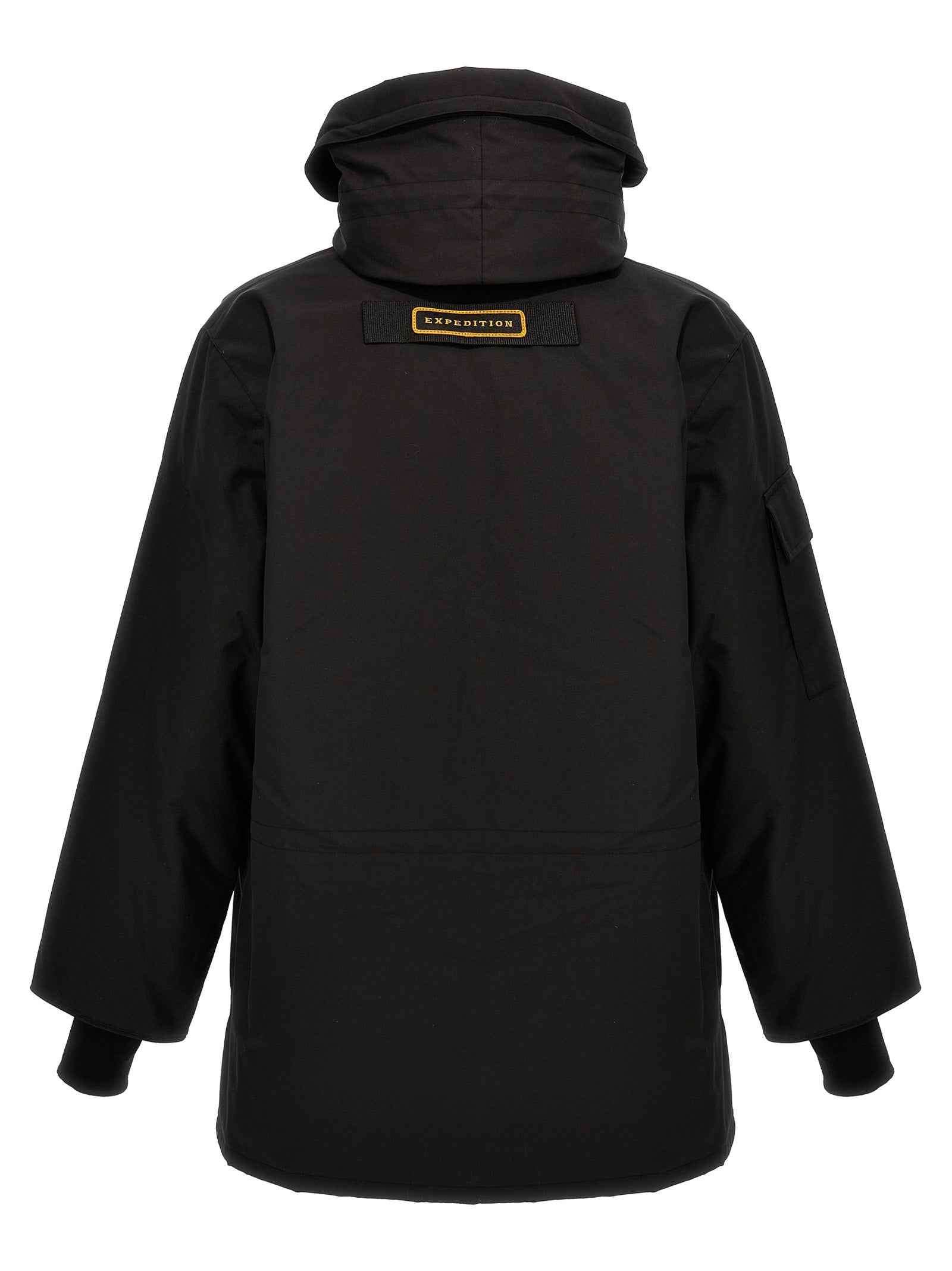 Black Polyester Parka