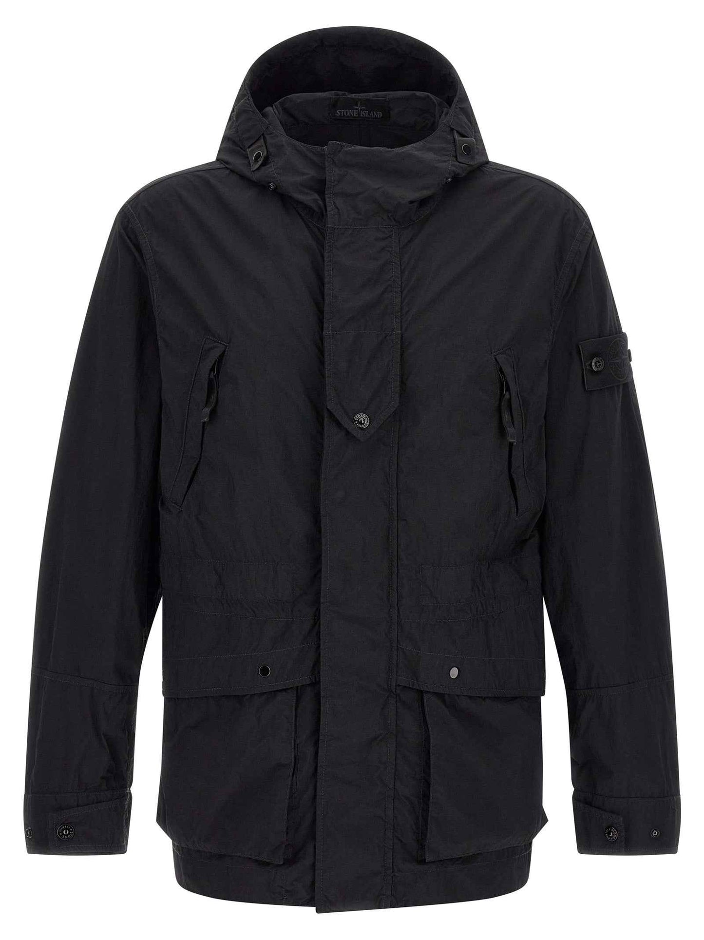 Black Polyamide Shell Jacket