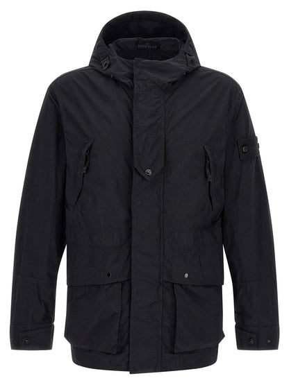 Black Polyamide Shell Jacket