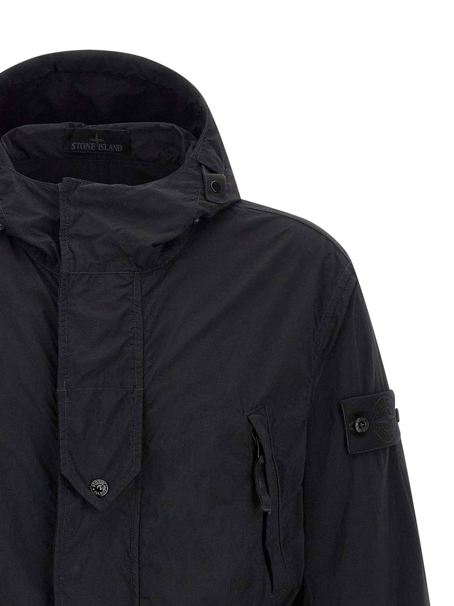 Black Polyamide Shell Jacket