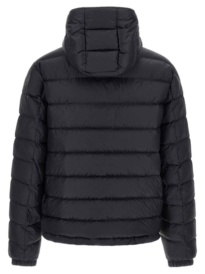 Blue Polyamide Full-Length Jacket