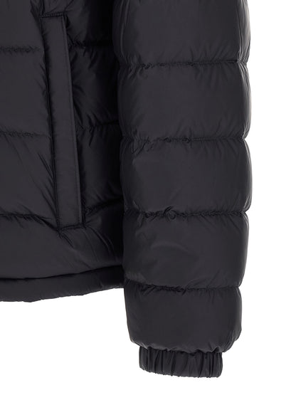 Blue Polyamide Full-Length Jacket