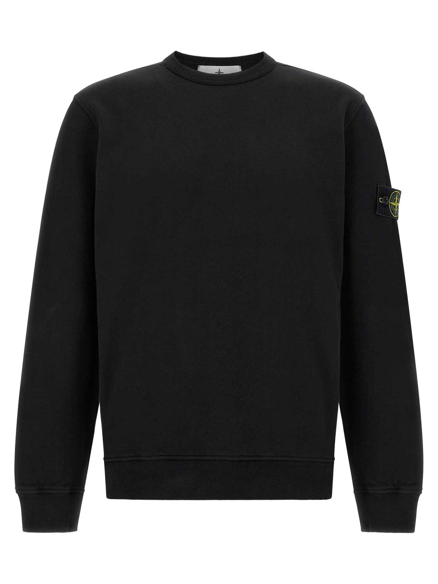 Black Cotton Sweatshirt